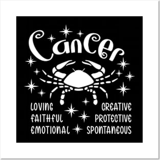 Zodiac Signs Cancer Posters and Art